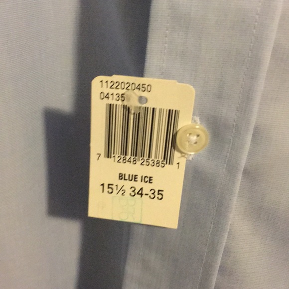 NWT Eagle Light Blue & White Collared Shirt - Picture 3 of 6